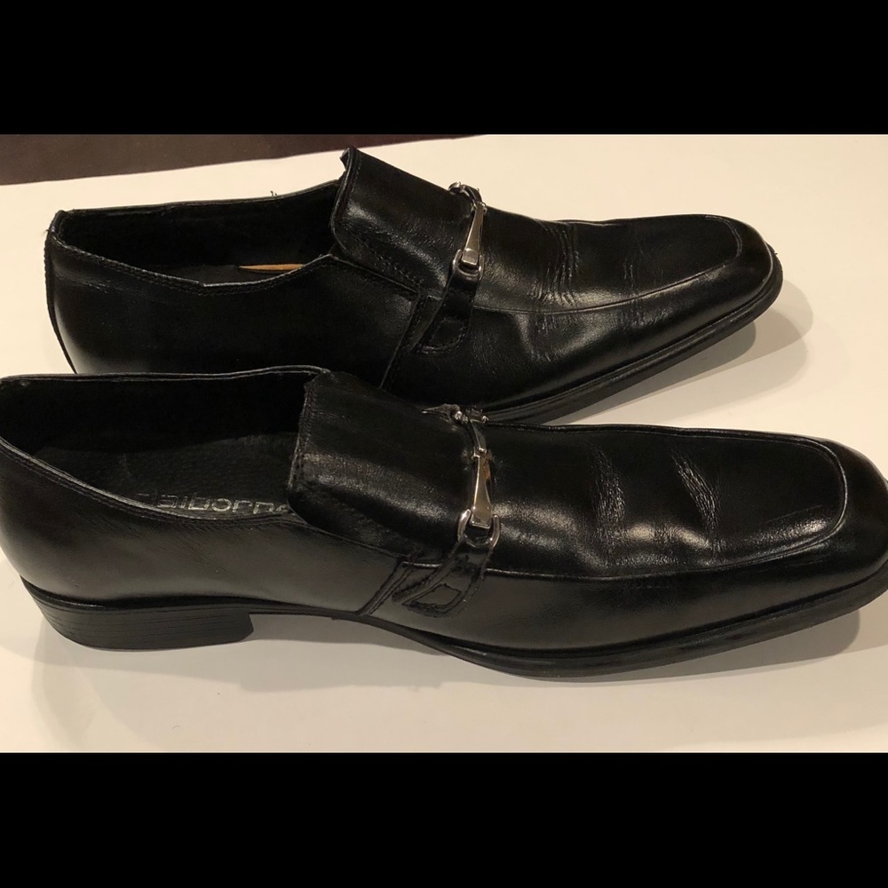 Claiborne Men’s Black Slip-On Dress Shoe sz 9 - Picture 6 of 6